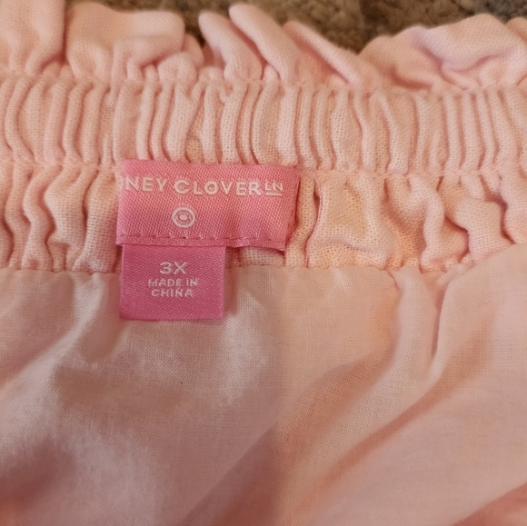 NWT Stoney Clover for Target linen blend stretch tiered mini skirt. - Picture 4 of 11